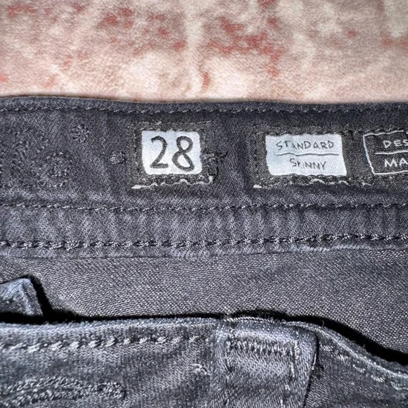 Miss Me Black Denim Jeans w/ Bedazzled Pockets Size 28 - Picture 2 of 4